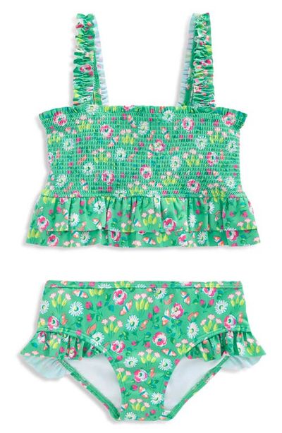 Mini Boden Mini Boden Kids' Smocked Two-Piece Swimsuit