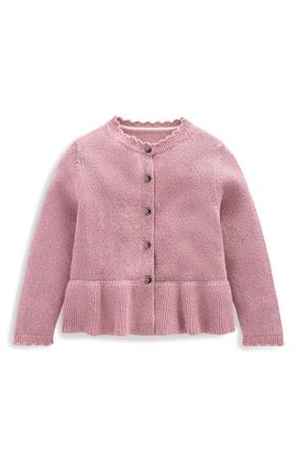 Mini Boden Mini Boden Kids' Sparkle Peplum Cardigan