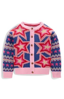 Mini Boden Mini Boden Kids' Sparkle Star Cardigan