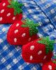 Mini Boden Mini Boden Kids' Strawberry Appliqué Ruffle Seersucker UPF 50+ One-Piece Swimsuit - 3