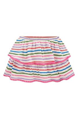 Mini Boden Mini Boden Kids' Stripe Cotton Tiered Skort