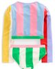 Mini Boden Mini Boden Kids' Stripe Long Sleeve Crop Two-Piece Rashguard Swimsuit - 2
