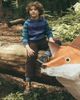 Mini Boden Mini Boden Kids' Striped Colourblock Sweatshirt - 2