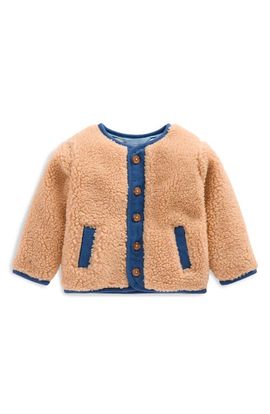 Mini Boden Mini Boden Kids' Teddy Button Front Jacket
