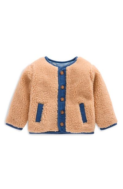 Mini Boden Mini Boden Kids' Teddy Button Front Jacket
