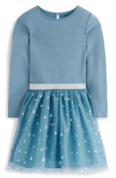 Mini Boden Mini Boden Kids' Twirly Tulle Mix Dress