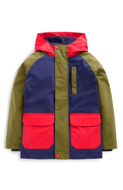 Mini Boden Mini Boden Kids' Waterproof Colourblock Fisherman's Jacket 