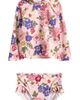 Mini Boden Mini Boden Ruffle Long Sleeve Two-Piece Rashguard Swimsuit - 1