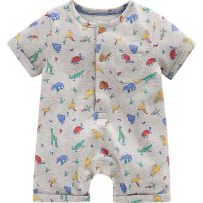 Mini Boden Mini Boden Short Sleeve Cotton Jersey Romper