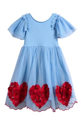 Mini Boden Mini Boden Short Sleeve Tulle Dress