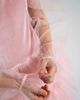 Mini Celebrities Mini Celebrities Grace' Balloon Sleeve Velvet Tulle Dress - 4