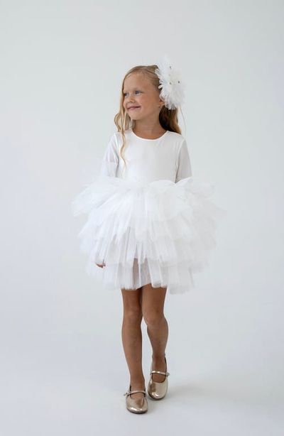 Mini Celebrities Mini Celebrities Ivy Open Back Fluffy Tutu Dress