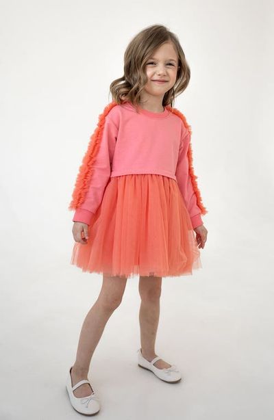 Mini Celebrities Mini Celebrities Ruffle Sweatshirt Dress