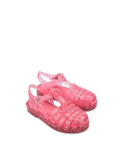 Mini Melissa Mini Melissa Girls Possession Shiny Elements Ii Jelly Sandals