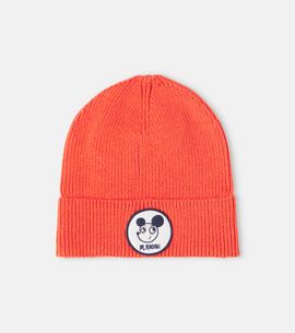 Mini Rodini Mini Rodini Appliqué cotton and wool beanie