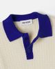 Mini Rodini Mini Rodini Cable-knit cotton polo shirt - 4