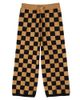 Mini Rodini Mini Rodini Checked knitted cotton pants - 1