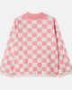 Mini Rodini Mini Rodini Checked knitted cotton sweater - 3