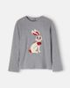 Mini Rodini Mini Rodini Embroidered ribbed-knit cotton-blend T-shirt - 1