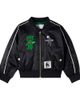 Mini Rodini Mini Rodini Embroidered satin varsity jacket - 1