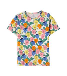 Mini Rodini Mini Rodini Floral cotton-blend jersey T-shirt