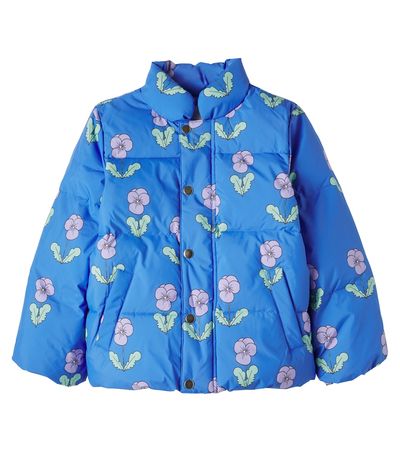 Mini Rodini Mini Rodini Floral puffer jacket