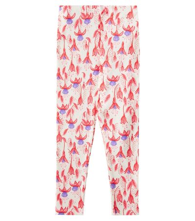 Mini Rodini Mini Rodini Fuchsia cotton-blend leggings