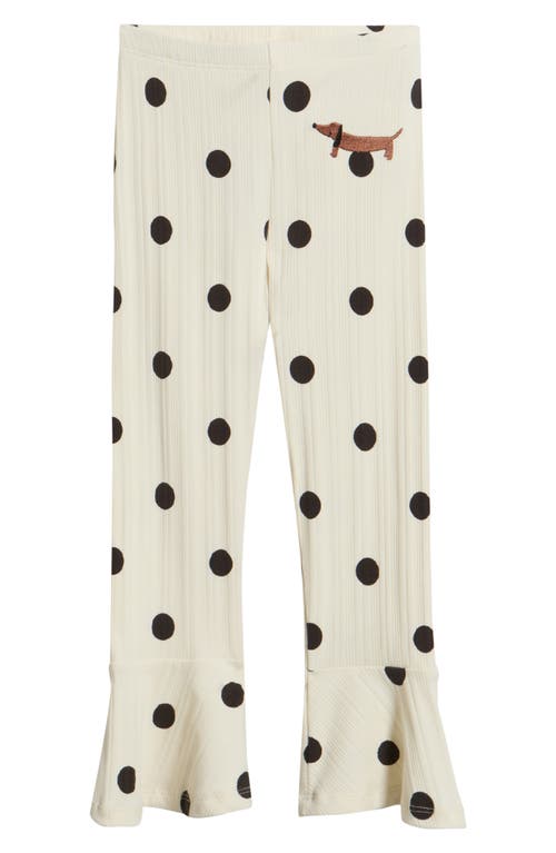 Mini Rodini Mini Rodini Kids' Polka Dot Stretch Cotton Pants