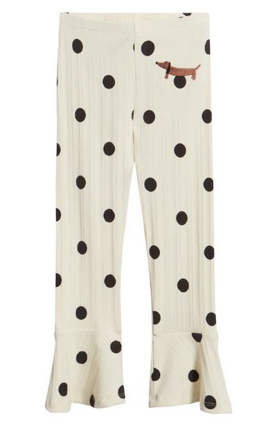 Mini Rodini Mini Rodini Kids' Polka Dot Stretch Cotton Pants