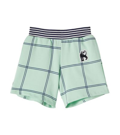 Mini Rodini Mini Rodini Panther cotton jersey shorts