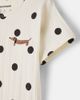 Mini Rodini Mini Rodini Polka-dot cotton-blend T-shirt - 4