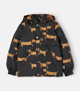 Mini Rodini Mini Rodini Printed quilted puffer jacket