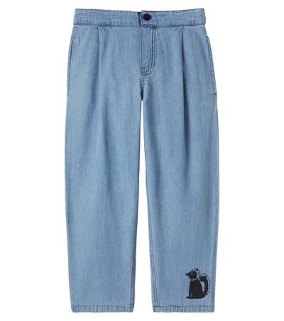 Mini Rodini Mini Rodini Printed straight jeans