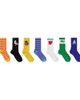 Mini Rodini Mini Rodini Seagull set of 7 pairs of cotton-blend socks - 1