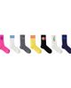 Mini Rodini Mini Rodini Set of 7 cotton-blend pairs of socks - 1