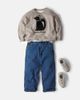 Mini Rodini Mini Rodini Teddy-trimmed cotton sweatshirt - 2