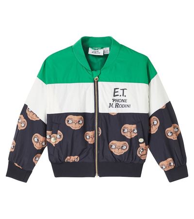 Mini Rodini Mini Rodini x E.T. colorblocked varsity jacket