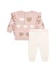 Miniclasix Miniclasix Girls' Ruffle Sweater Top & Pants Set - 2