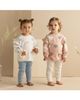Miniclasix Miniclasix Girls' Ruffle Sweater Top & Pants Set - 4