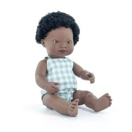 Miniland Miniland Baby Doll African Boy 15'' (Box) - My Friends & Me