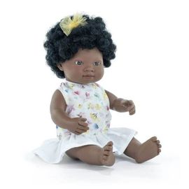 Miniland Miniland Baby Doll African Girl 15'' (Box) - My Friends & Me