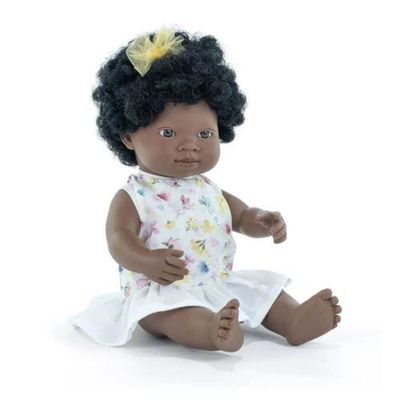 Miniland Miniland Baby Doll African Girl 15'' (Box) - My Friends & Me