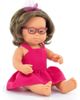 Miniland Miniland Baby Doll Caucasian Girl With Down Syndrome And Glasses 15'' (Box) - My Friends & Me - 1