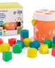 Miniland Miniland Feel to Learn Shape sorting bucket - 1