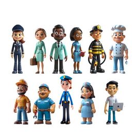 Miniland Miniland Occupations Figure Set