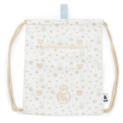 Miniland Miniland Real Madrid Kiddie Sack Drawstring Bag for Little Soccer Fans