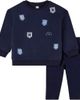 MiniMoi 2 Piece Sweatshirt Set with Multiple MiniMoi Patches - 1