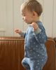 MiniMoi MiniMoi 2 Piece Baby and Toddler Reversible 100% Cotton Pointelle Snap-Up Top and Pants Set - 2