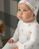 MiniMoi MiniMoi 2 Piece Baby Girls Floral Print Cotton Rich Footie Set - 2