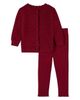 MiniMoi MiniMoi 2 Piece Chevron Knit Cardigan Set - 1